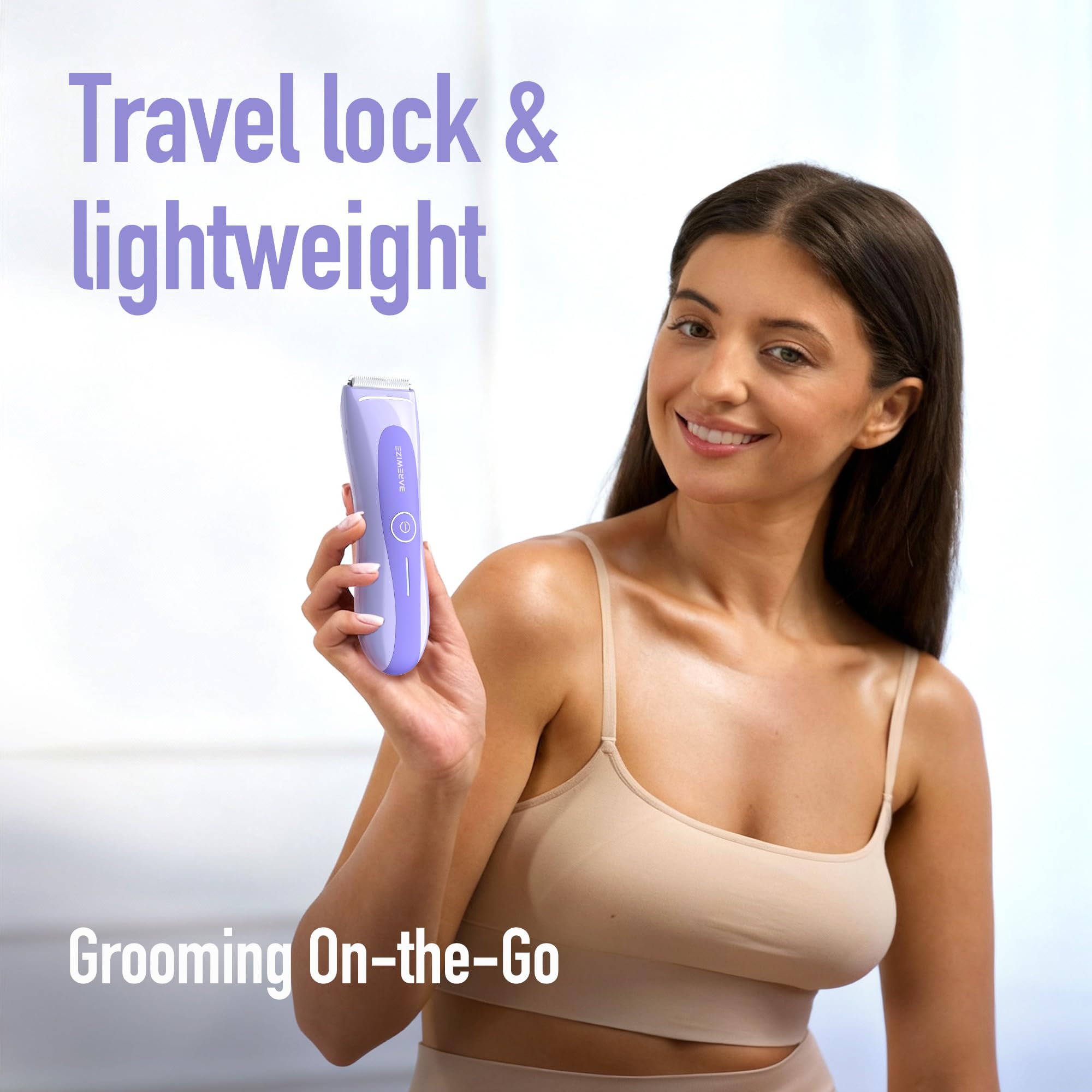 Built-in travel safety lock prevents accidental power-ons during transit.