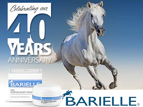 Barielle Nail Strengthener Cream nails after use with subtle shine.