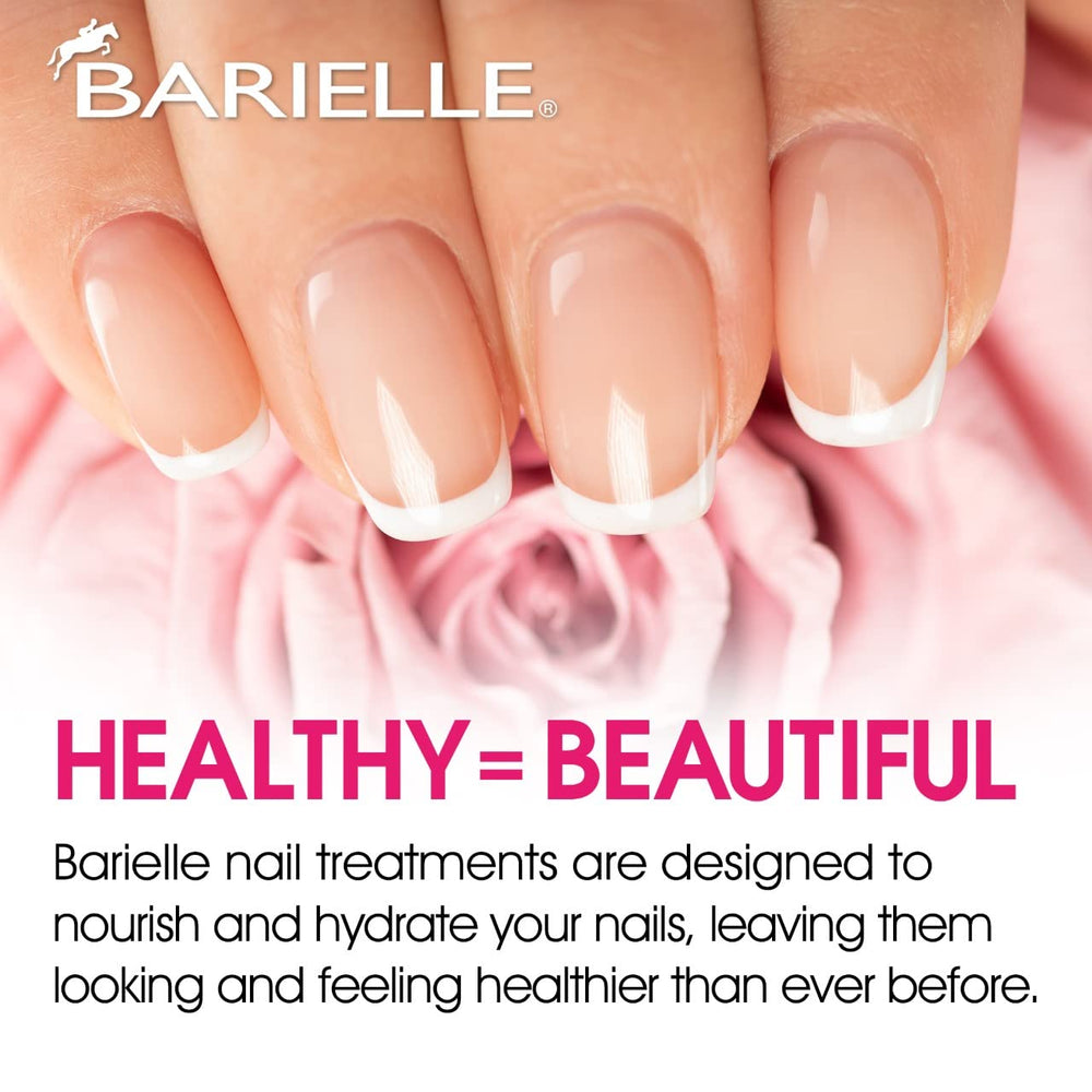 Barielle Nail Strengthener Cream night absorption scene suggesting overnight care.