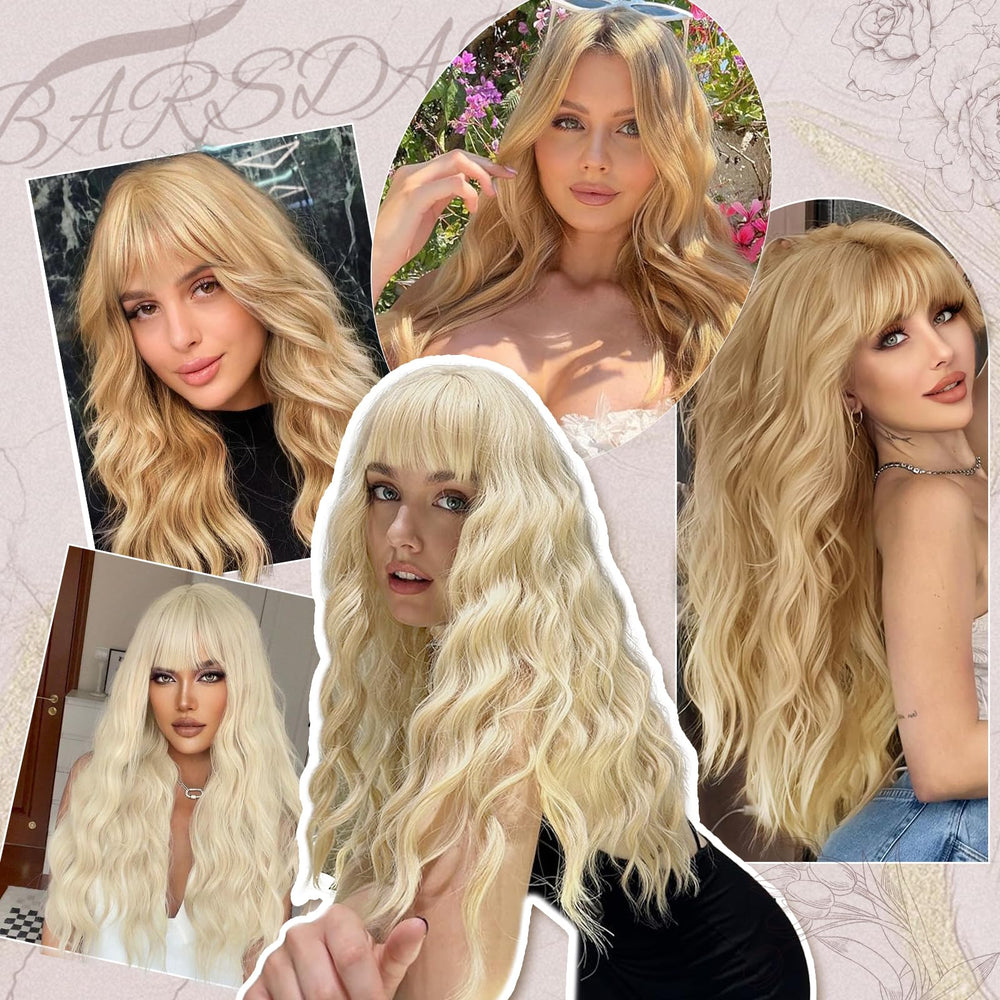 BARSDAR packaging image displays wig, cap, comb, and care guide.