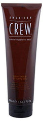 American Crew Light Hold Gel 13.5 oz bottle for natural-looking style and easy control