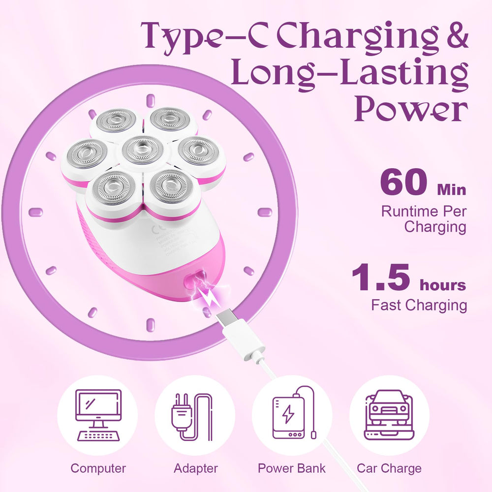 Bartrimber USB-C charging powers up quickly for on-the-go grooming.