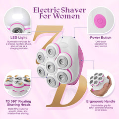 Bartrimber waterproof razor shown in shower for wet-dry shaving convenience.