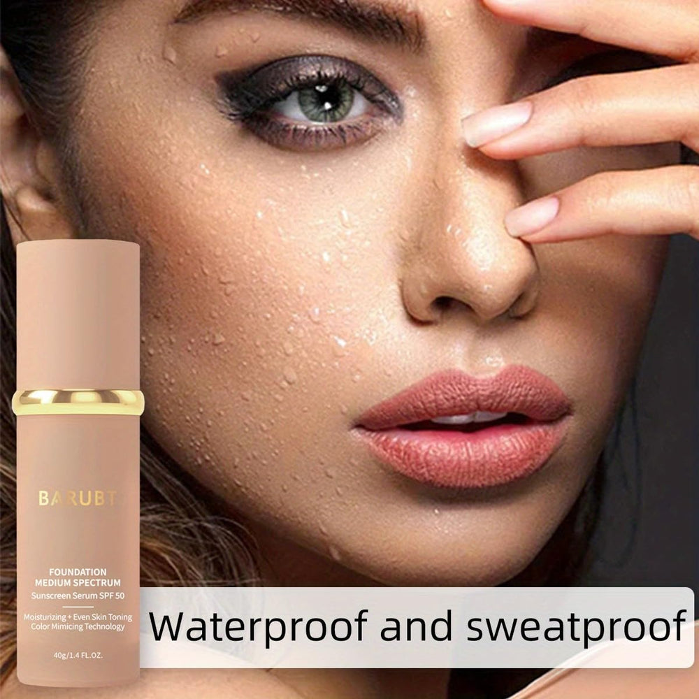 BARUBT medium-skin-tone adaptation demonstrates smooth, even finish across tones.