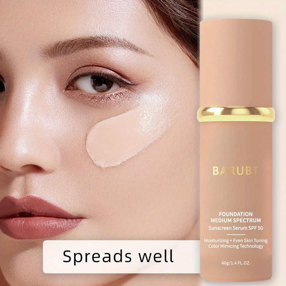 BARUBT vegan blending sponge included enables seamless, streak-free application.