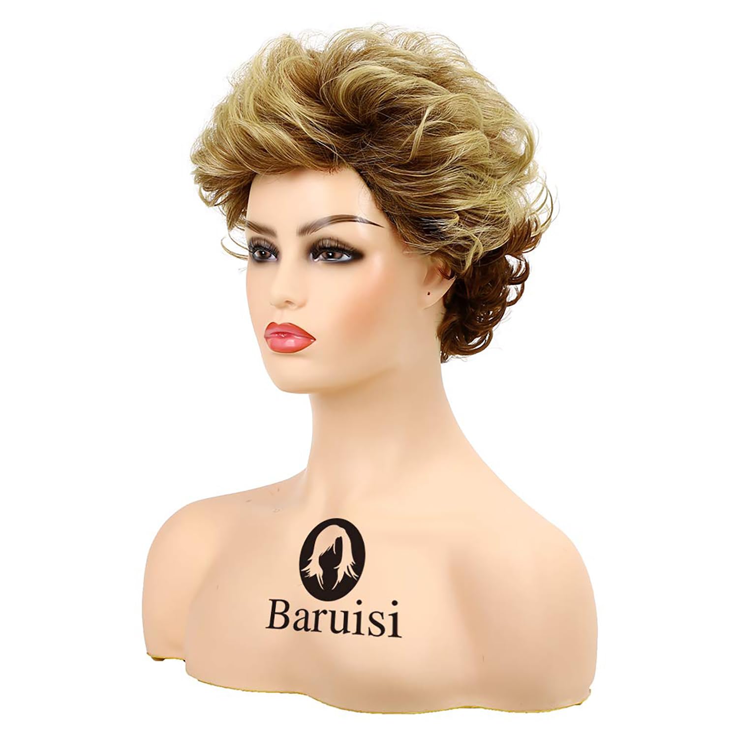 Baruisi heat-resistant synthetic wig fiber texture—soft, durable, comfortable