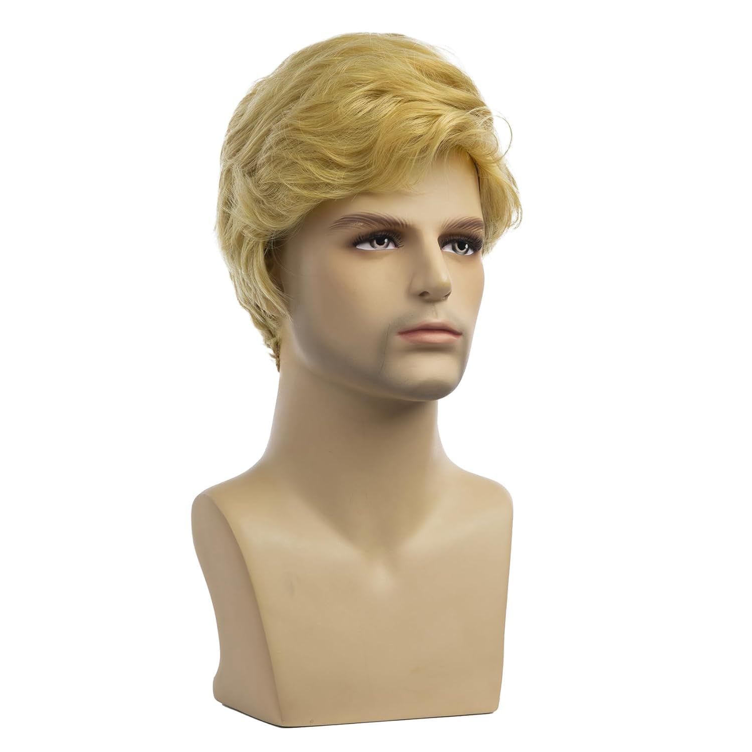 Baruisi Men Wig packaged image with ready-to-wear setup