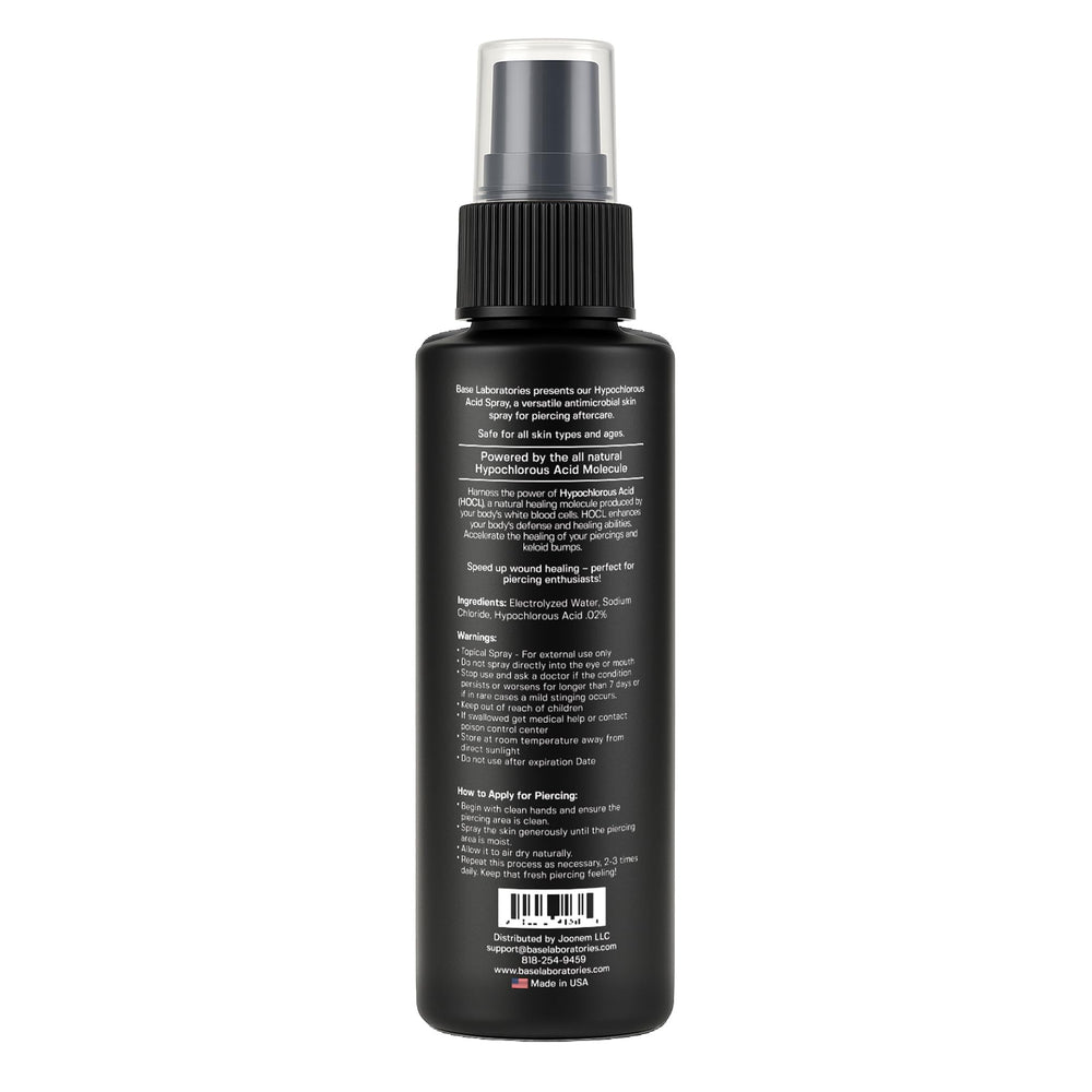 Base Laboratories aftercare scene piercing shows practical use during routine maintenance.