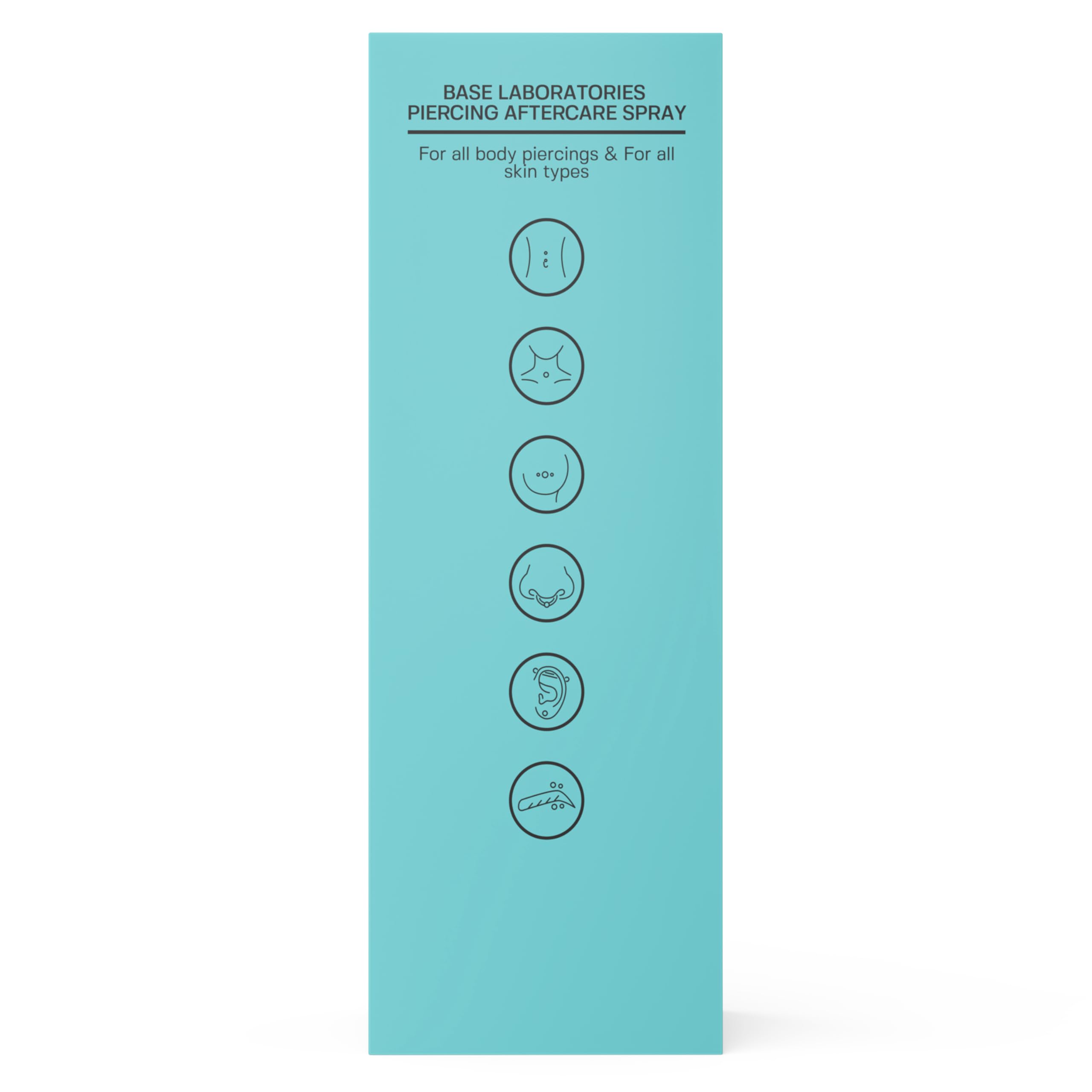 BASE LABORATORIES direct spray application enables hands-free cleansing