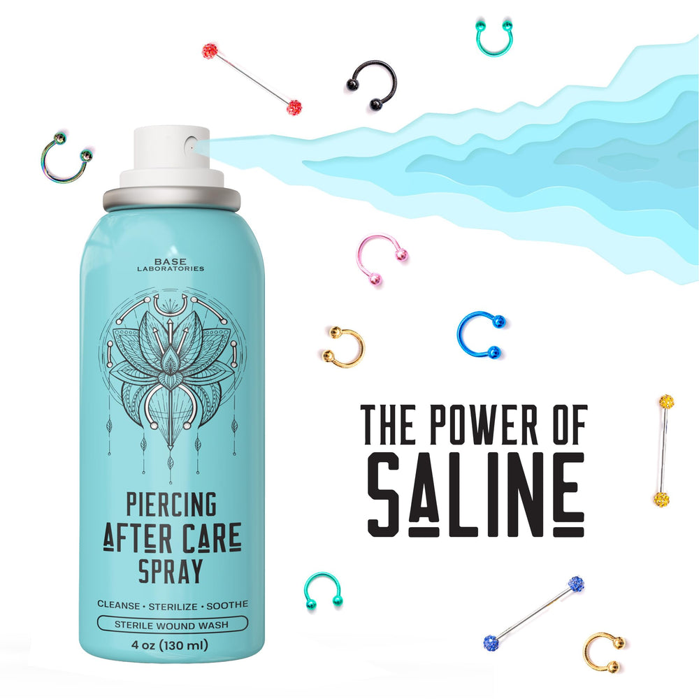 BASE LABORATORIES gentle mist application avoids rubbing surrounding skin