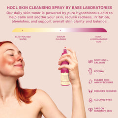 BASE LABORATORIES HOCl spray nozzle-detail highlights easy, controlled application