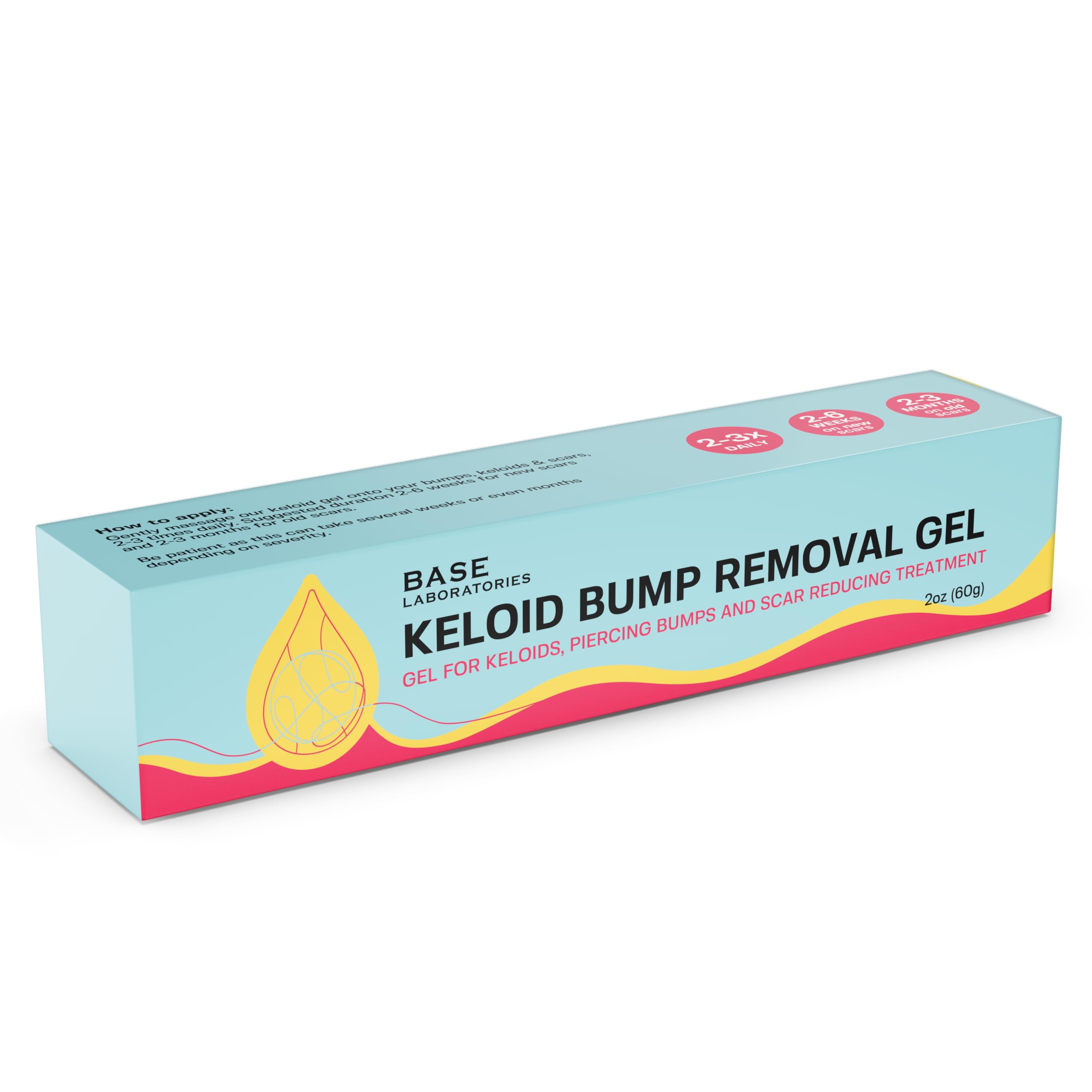 BASE LABORATORIES no silicone label on gel bottle
