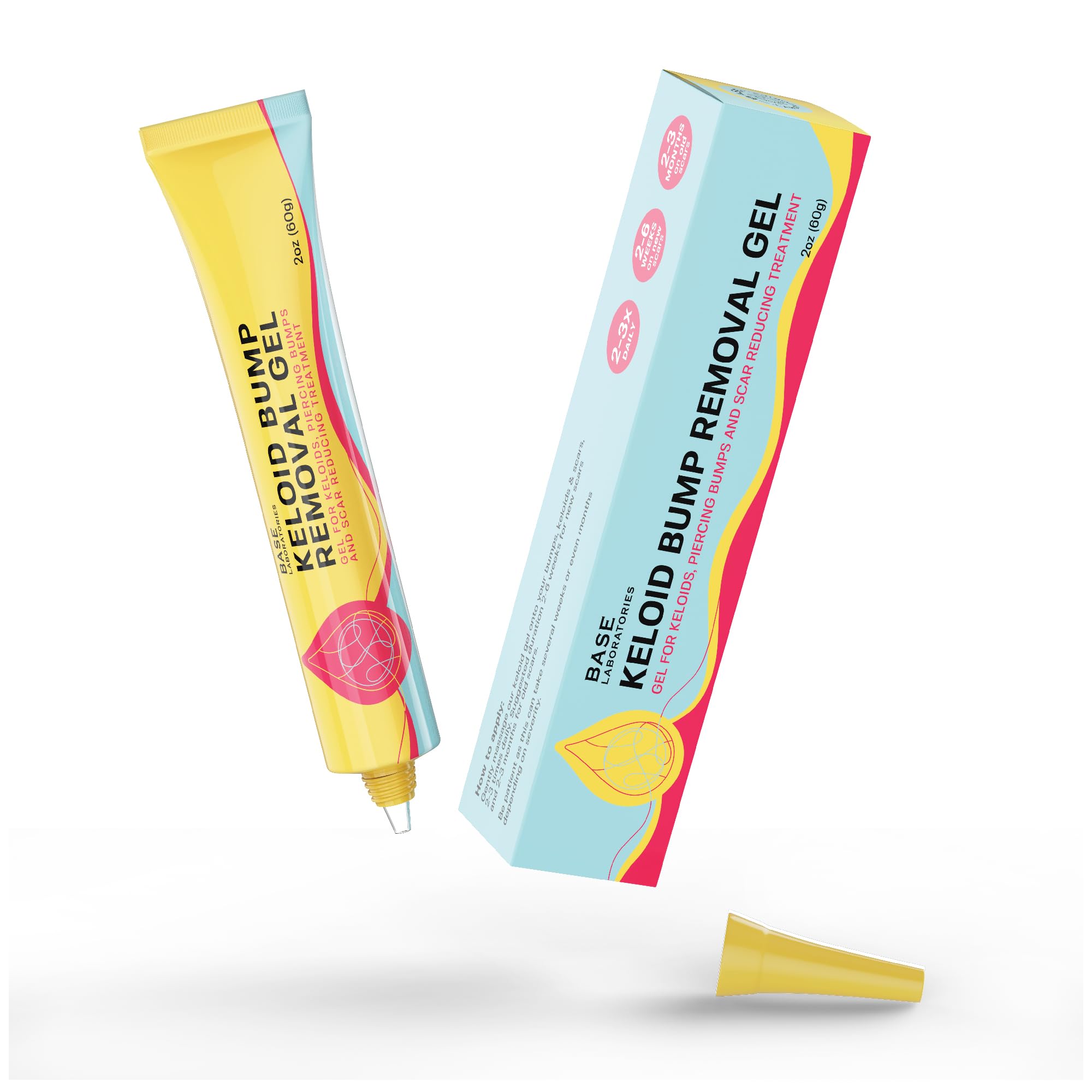 BASE LABORATORIES packaging with 2 oz tube ready to use