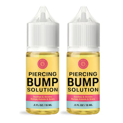 BASE LABORATORIES piercing bump removal 2-pack box image shows convenient at-home aftercare for bumps
