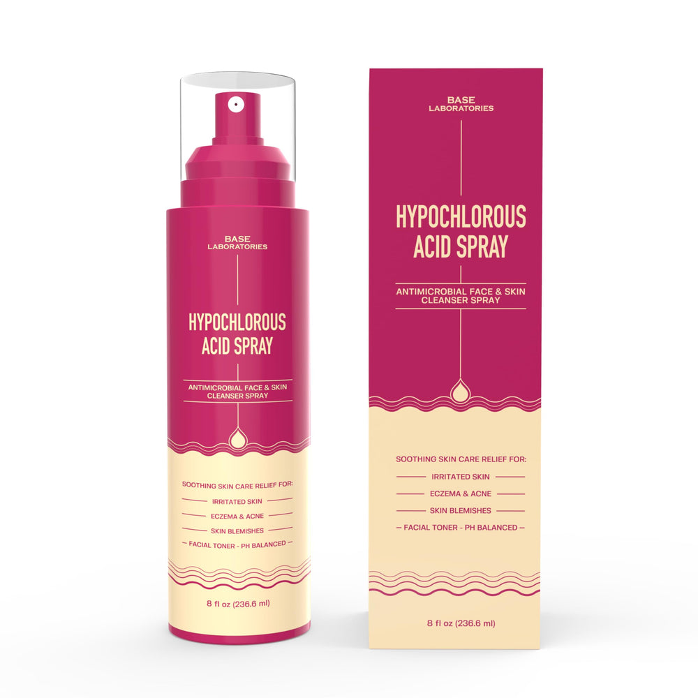 BASE LABORATORIES HOCL spray daily toner use balances skin pH and healing
