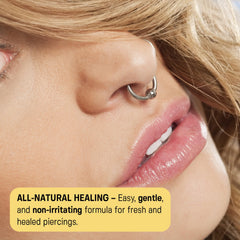 Base Labs Piercing Bump Aftercare Kit front shows a compact duo for simple daily care.