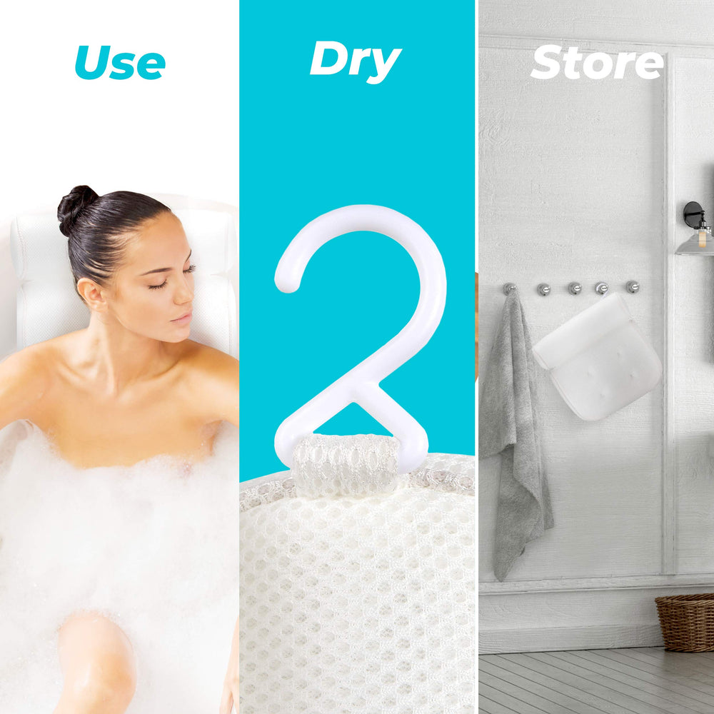 Basic Concepts bathtub pillow is machine washable for effortless cleaning.