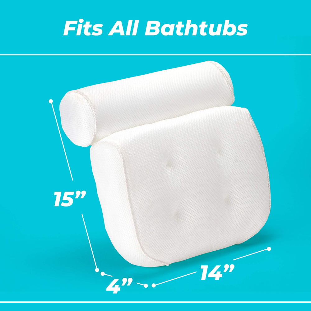 Basic Concepts bathtub pillow suits soaking tubs and hot tubs for spa-like experiences.