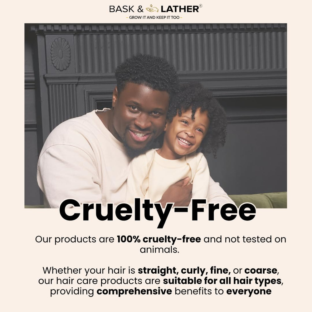BASK & LATHER all hair types mist for daily hydration and styling