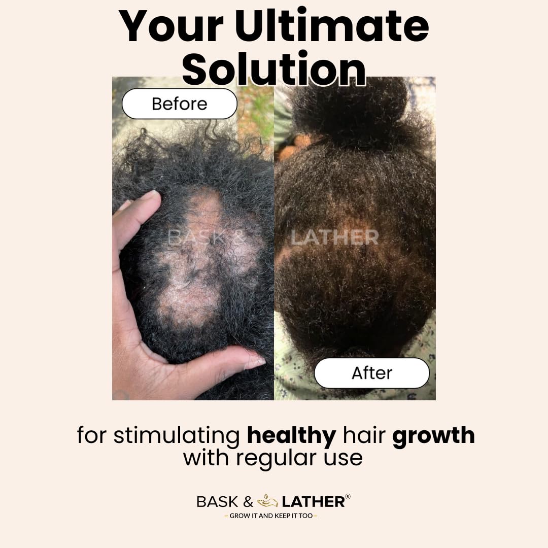Bask & Lather organic ingredients label emphasizing natural, plant-based oils.