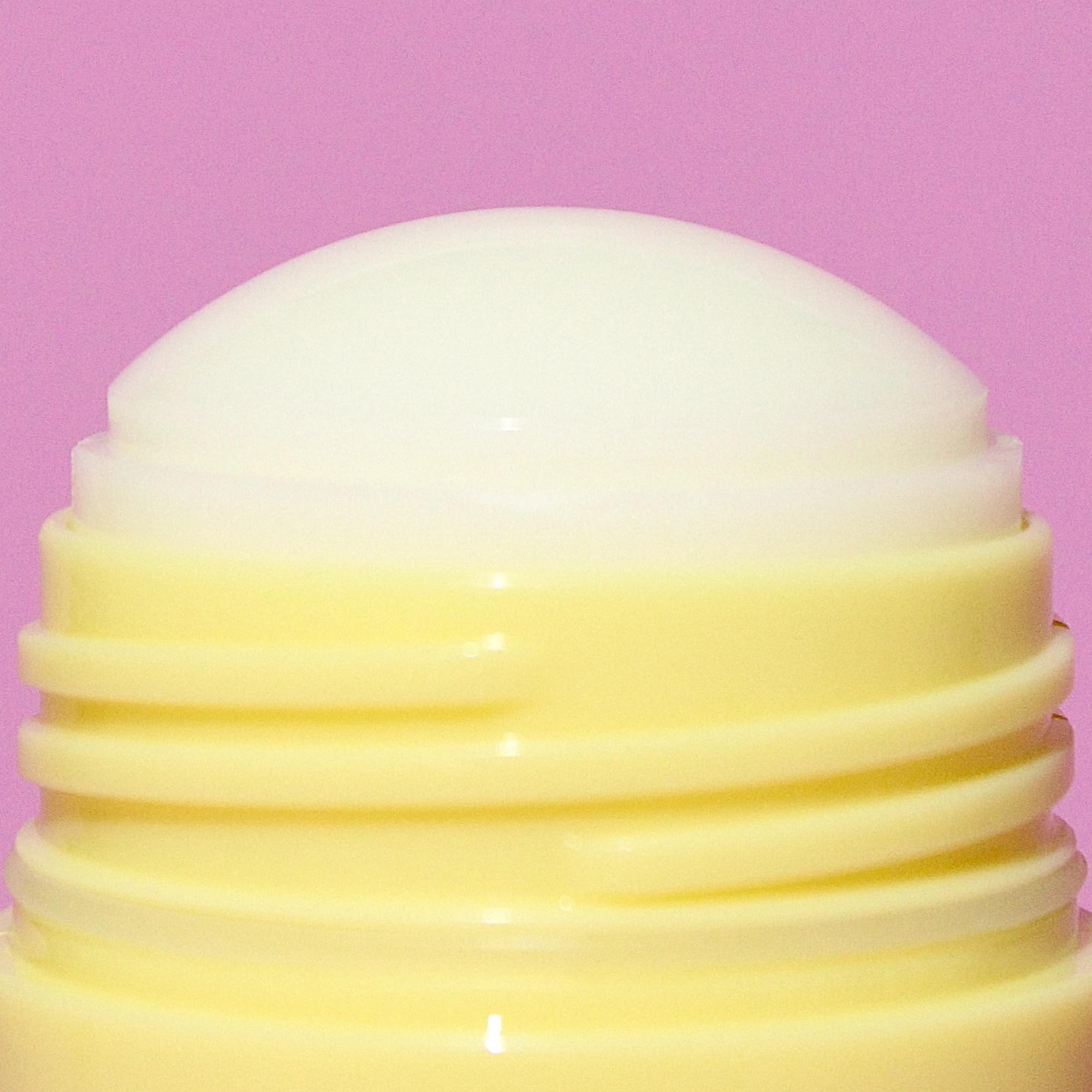 Bask SPF 50 sunscreen stick against snowy backdrop showing wind protection.