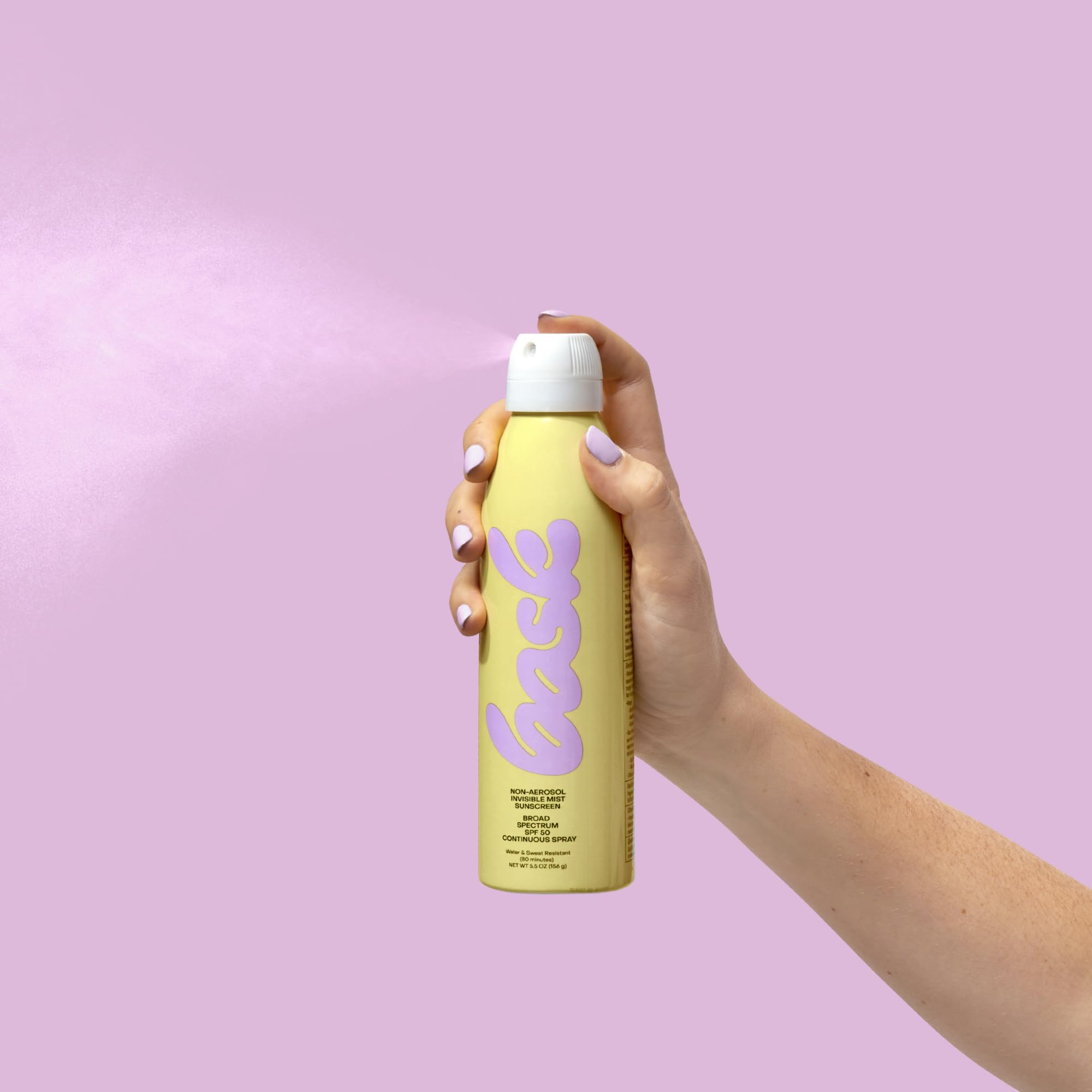 Bask Suncare SPF 50 packaging side view for everyday use.