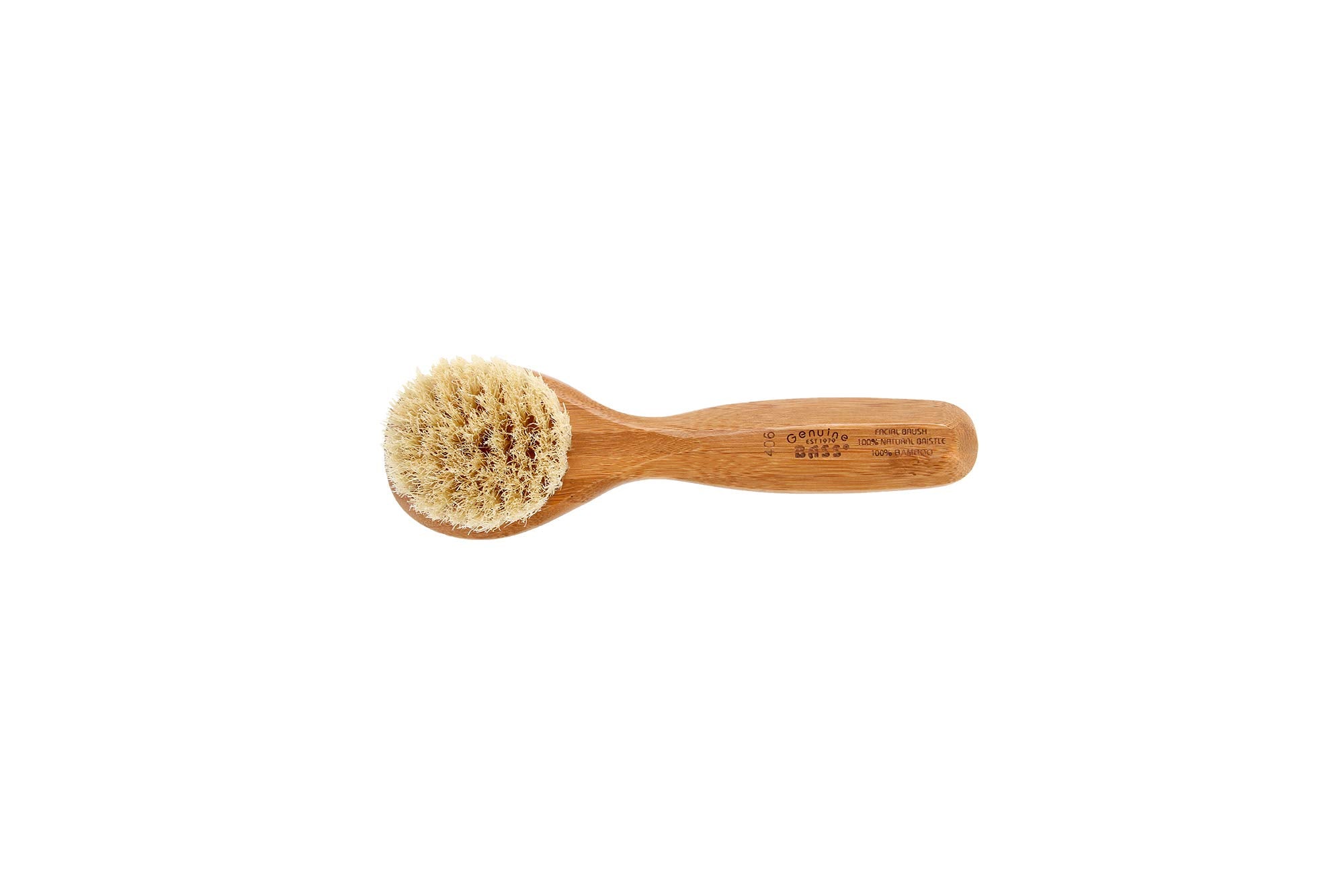Bass facial cleansing brush close-up bristles for thorough cleansing.