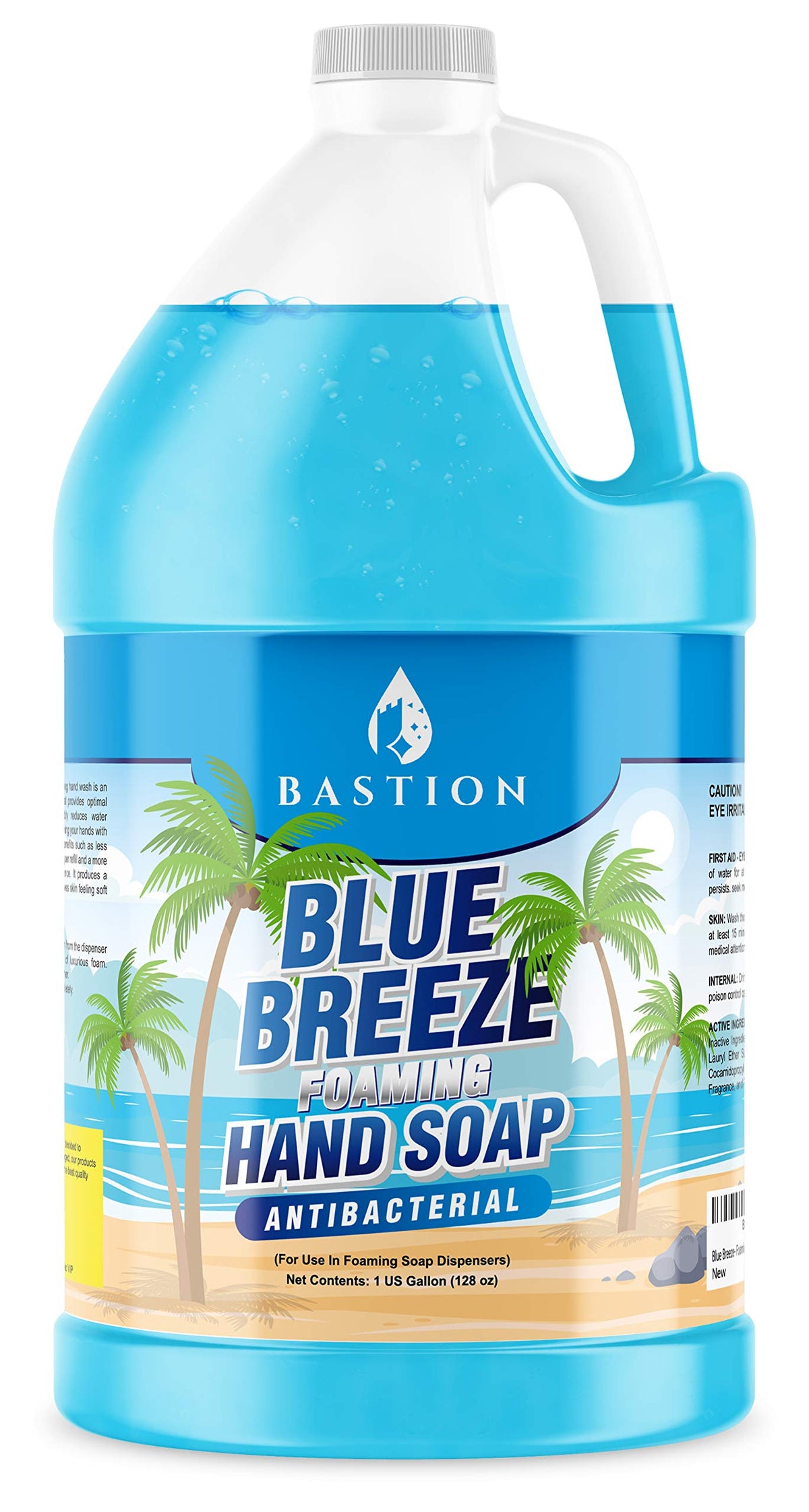Bastion Blue Breeze bulk refill 1 gallon for foaming dispensers.