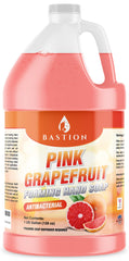 Bastion pink grapefruit foaming hand soap bottle with luxurious lather for everyday cleansing.
