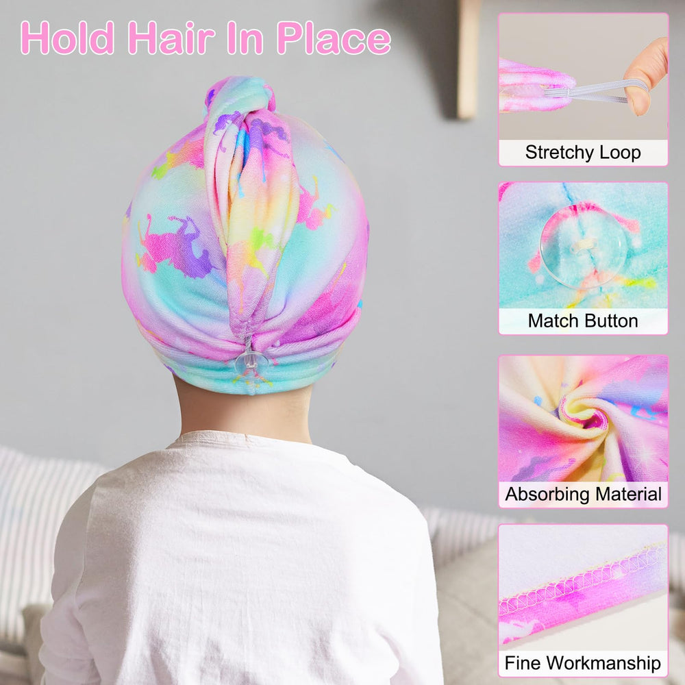 Basumee towel wrap fits most head sizes for all hair types.