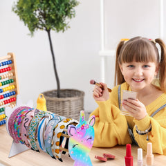Basumee headbands neatly organized on wood sticks saves space