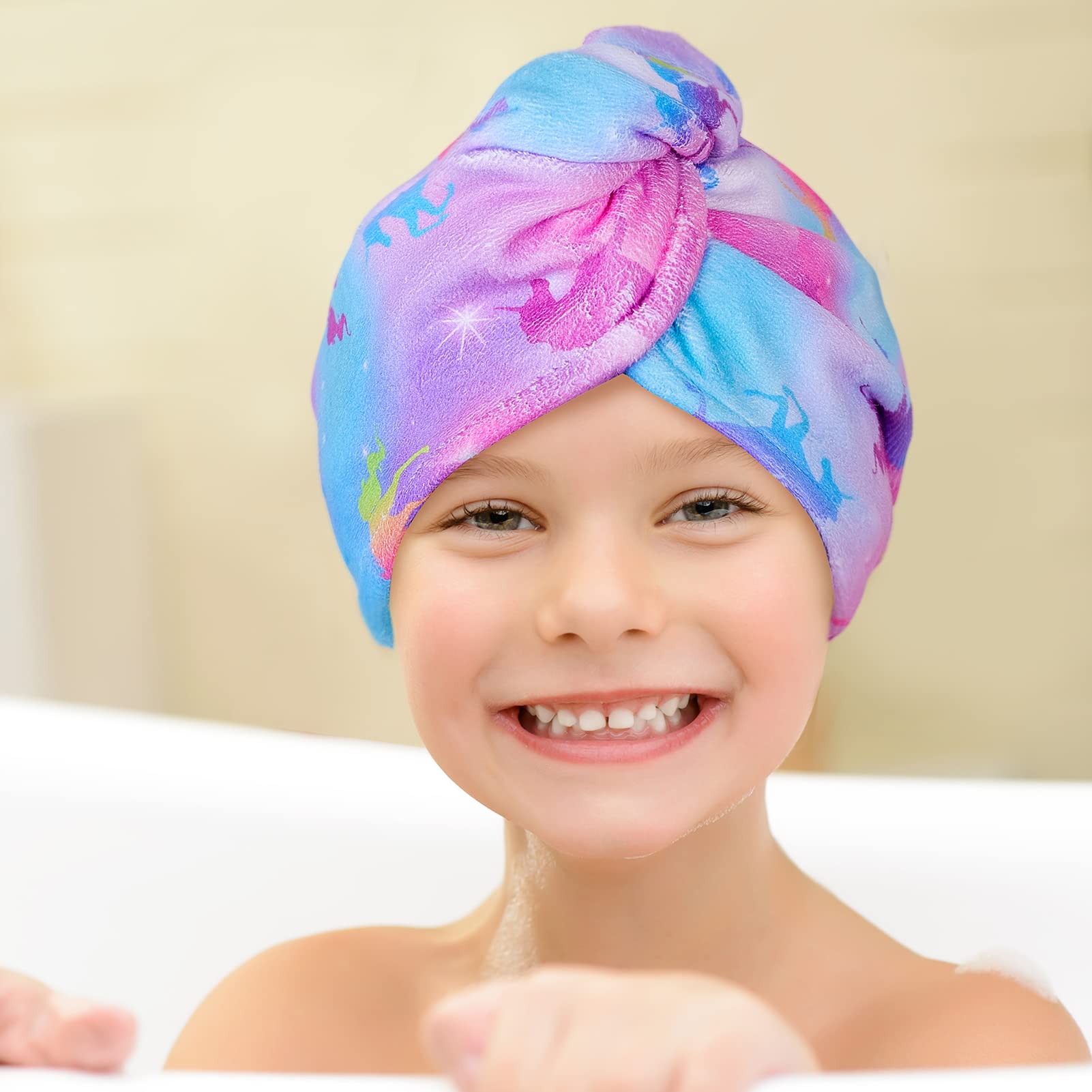 Basumee hair towel wrap is machine washable for easy care.