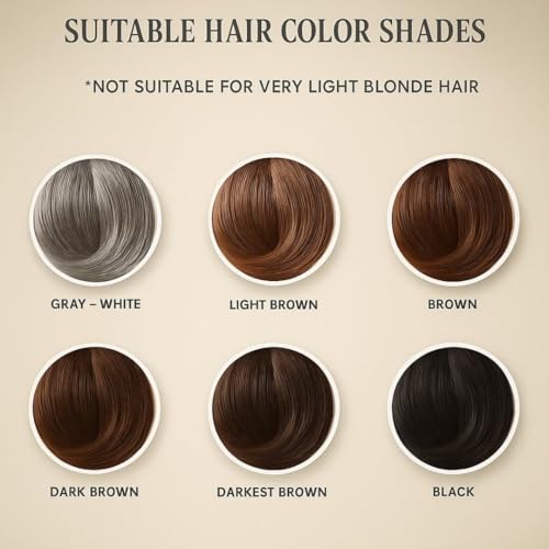 Batci Hair Concealer Cream works for root touch-up and hairline refinement.