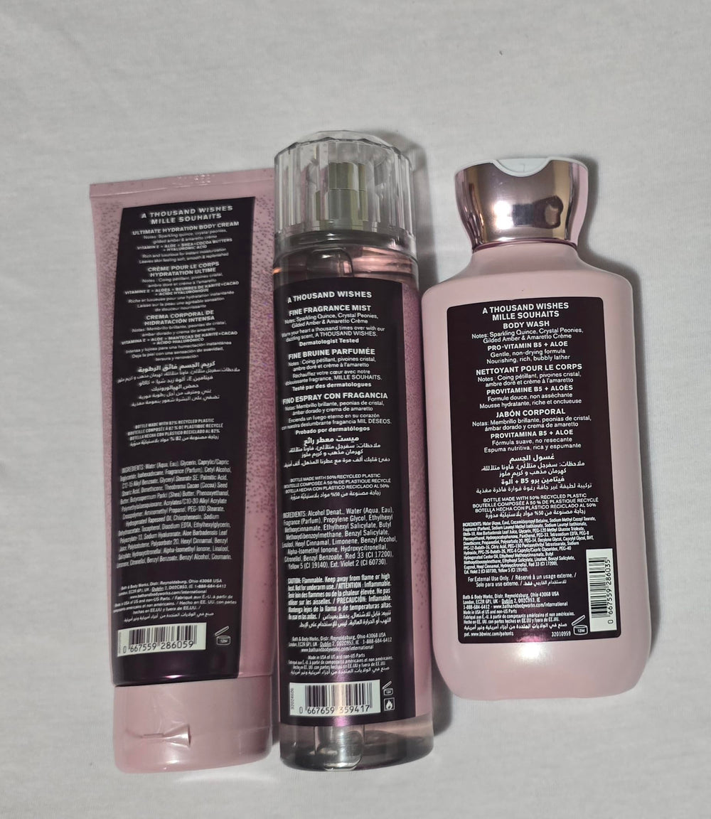 Bath & Body Works A Thousand Wishes fragrance mist spray for all-day scent wear