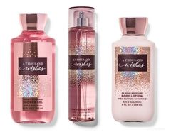 Bath & Body Works A Thousand Wishes gel bottle for a refreshing morning shower