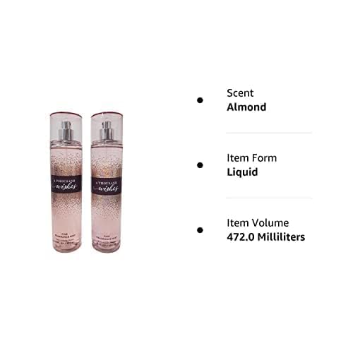 Bath and Body Works A Thousand Wishes mist set-of-two-bottles for on-the-go fragrance.