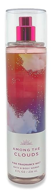 Bath & Body Works Among The Clouds mist packaging shows eco-friendly bottle for conscious routines.