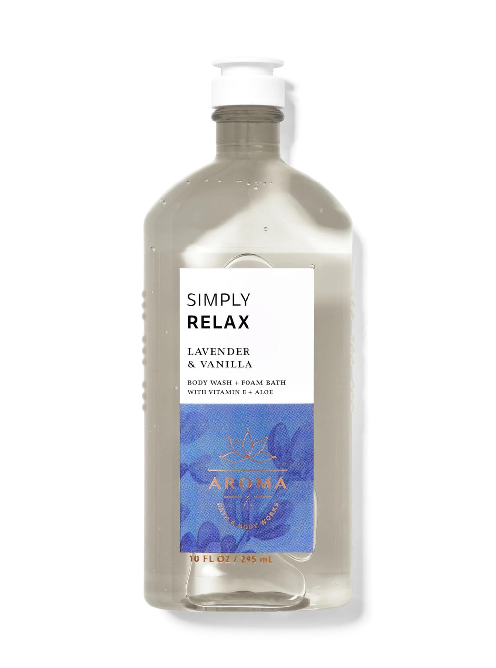 Bath and Body Works Aromatherapy Sleep foam bath pour for a relaxing soak moment.