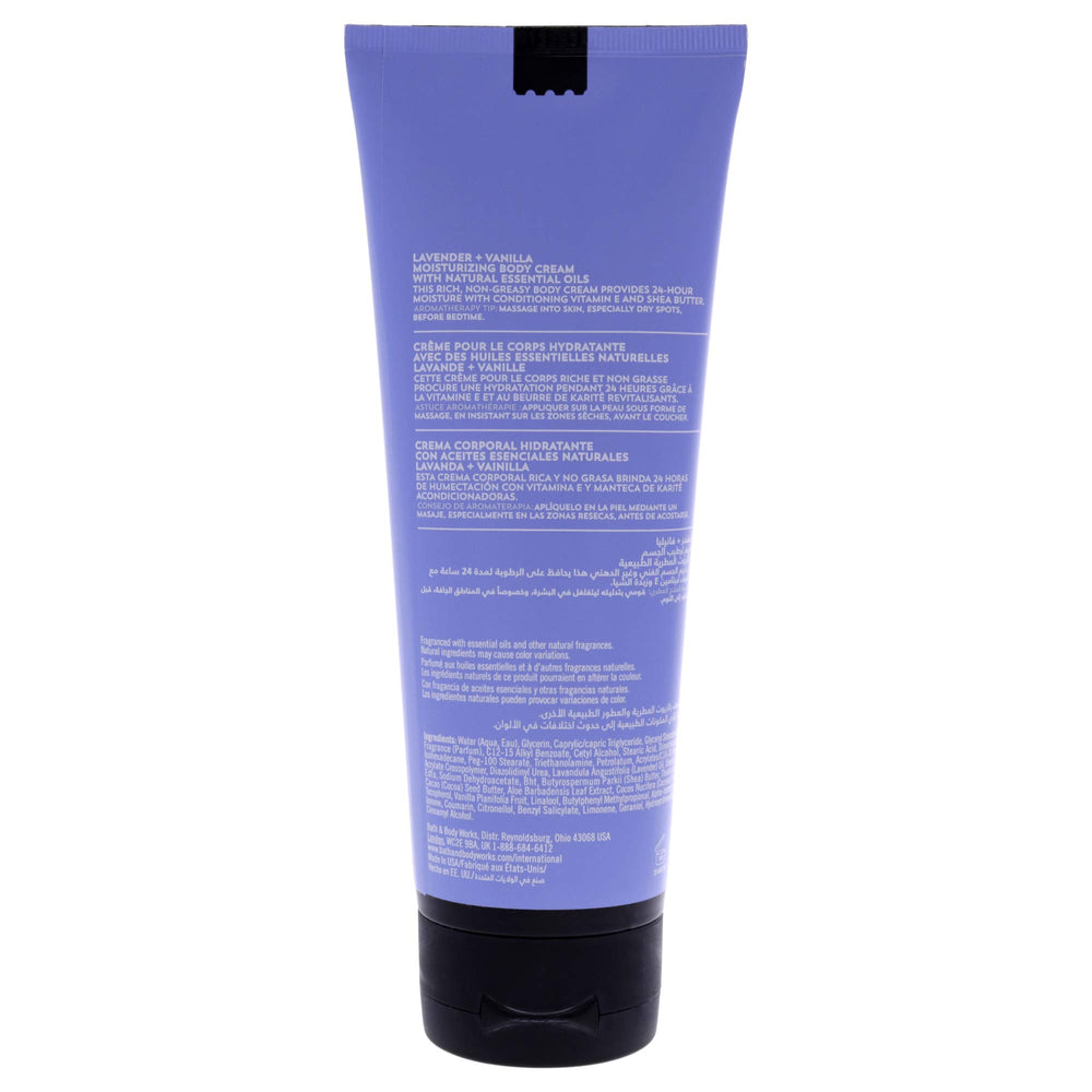 Bath & Body Works Aromatherapy Sleep lavender-vanilla cream texture for overnight hydration.