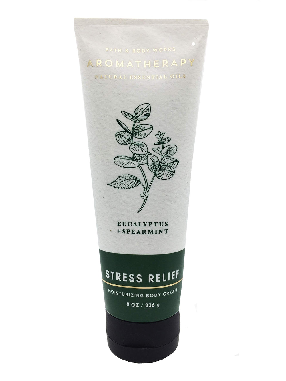 Bath & Body Works Aromatherapy Stress Relief body cream 8oz jar delivers deep moisture and soothing texture.