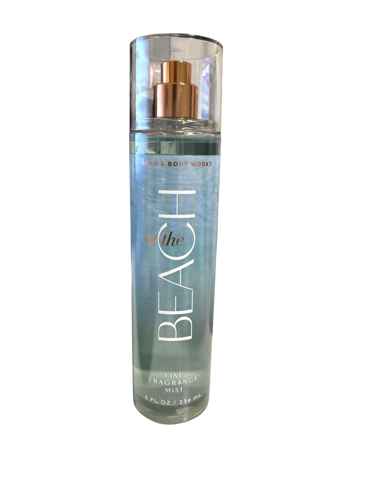 Bath & Body Works At The Beach fragrance mist 8-oz bottle for light, refreshing scent.