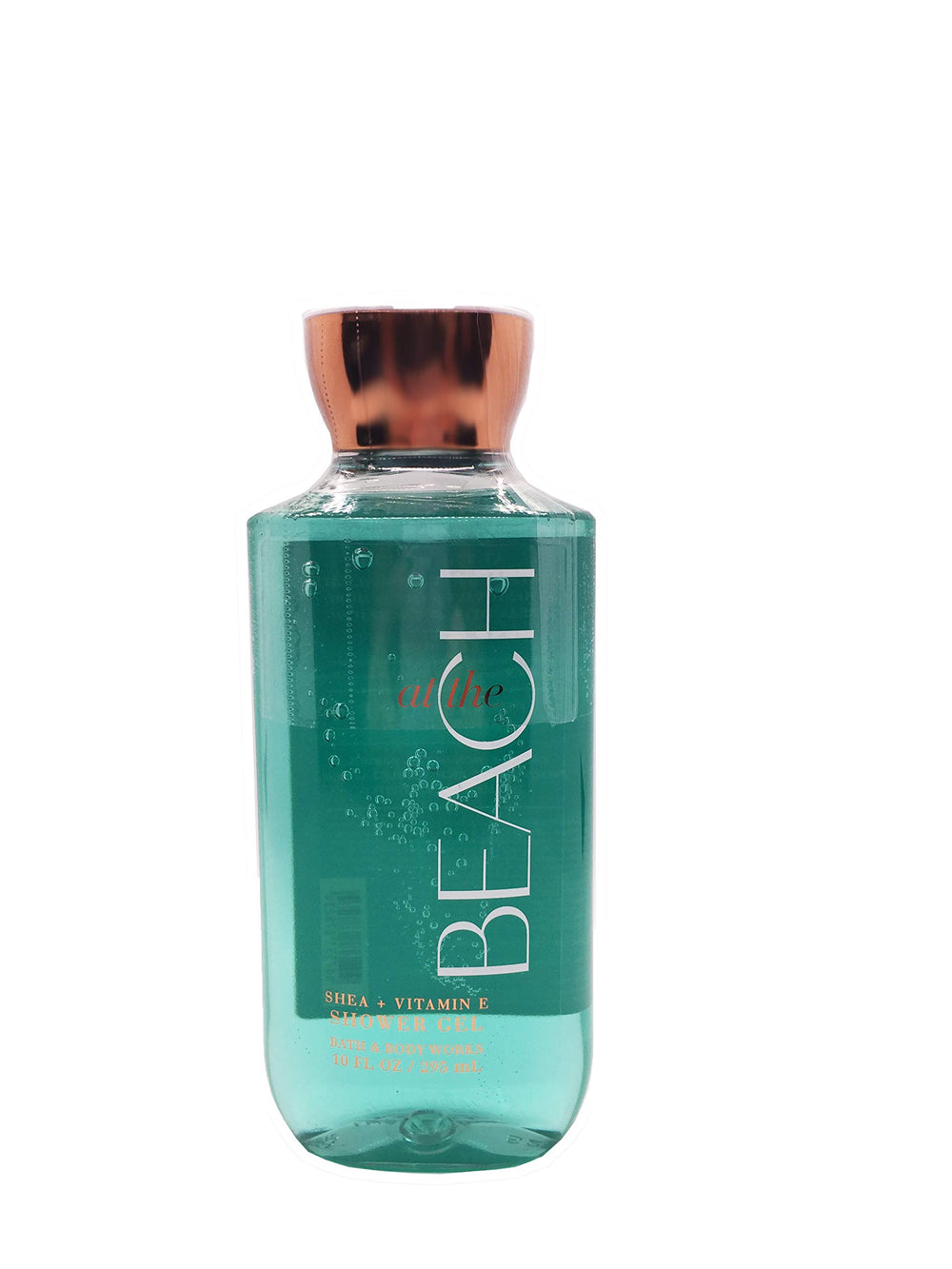 Bath & Body Works At The Beach shower gel bottle delivers a tropical cleanse.
