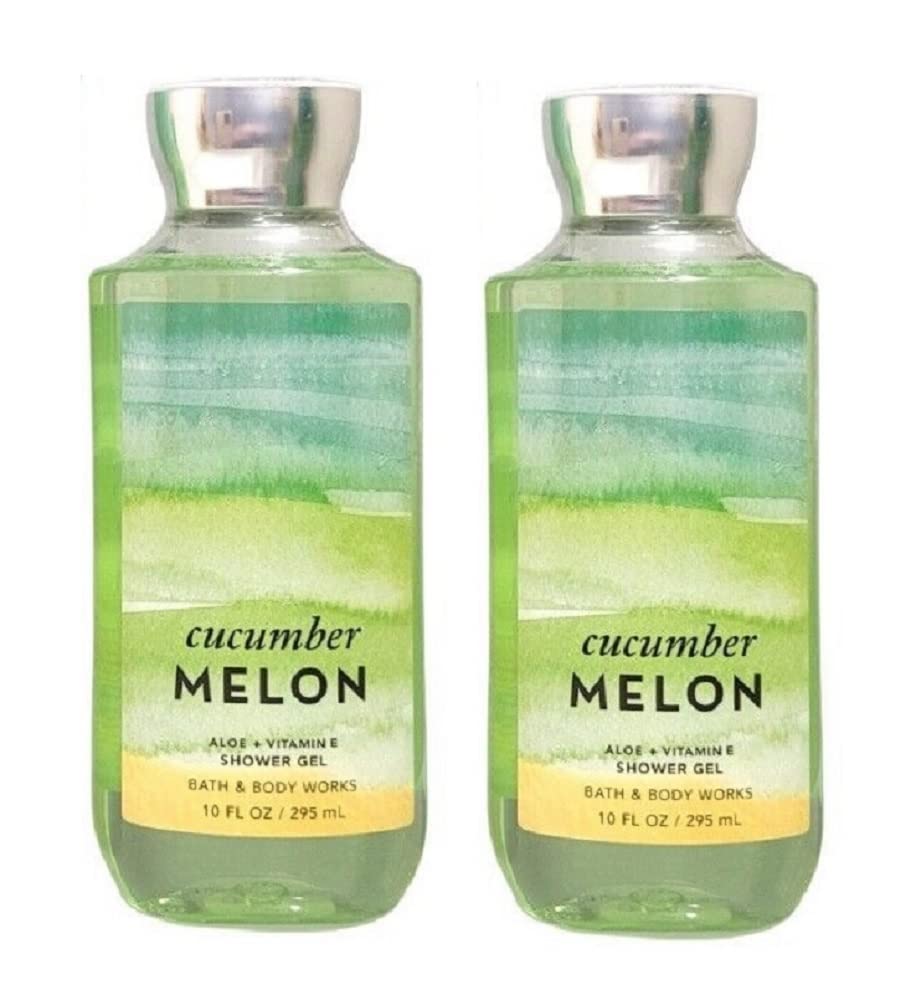 Bath & Body Works botella de gel de ducha Pepino Melón, primer plano
