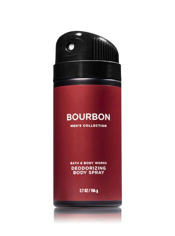 Bath & Body Works Bourbon 2-in-1 wash bottle shown for quick cleansing.