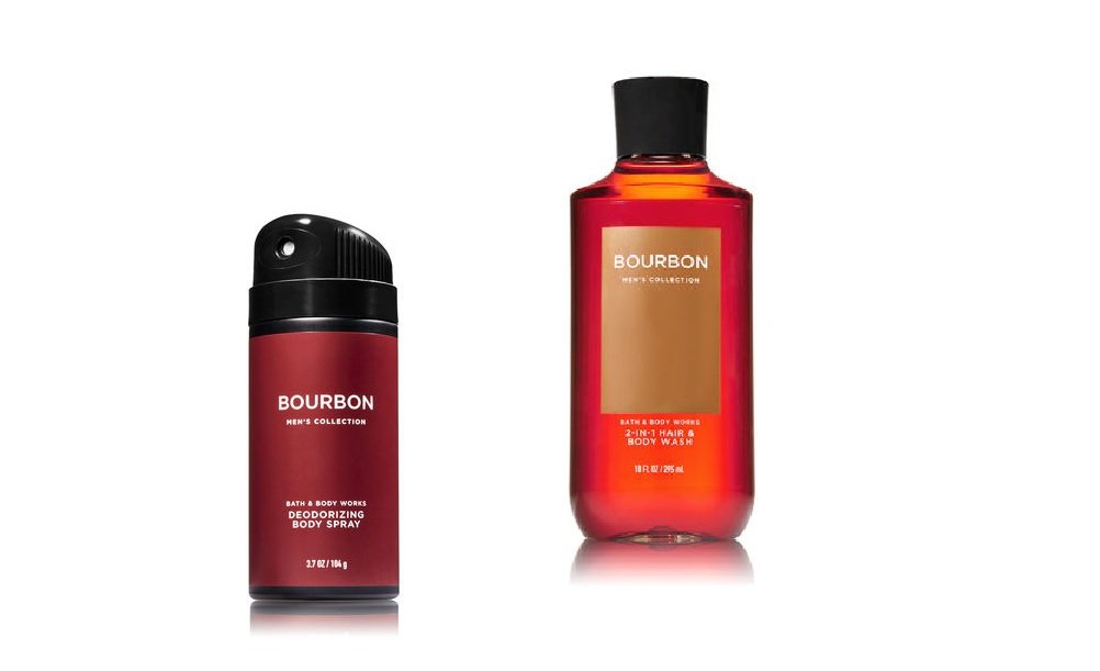 Bath & Body Works Bourbon deodorizing spray bottle for daily freshness and signature scent.