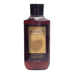 Bath and Body Works Bourbon 3-in-1 bottle pours a rich lather for hair and body care