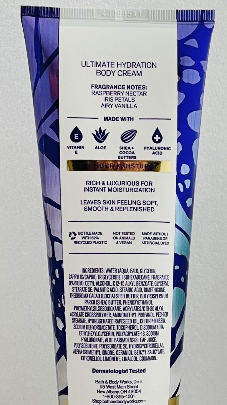 Bath & Body Works Butterfly Body Cream bottle artwork showing seasonal design for gifting