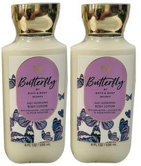 Bath & Body Works Butterfly Body Lotion close-up showing creamy texture and nourishing feel.