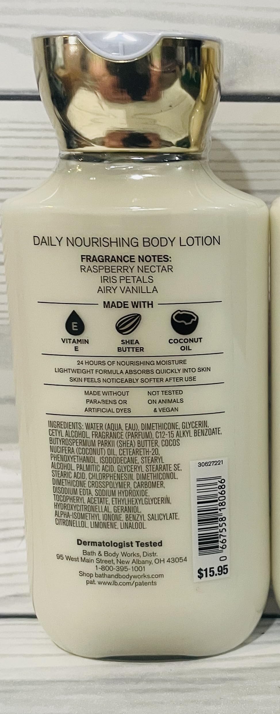 Bath & Body Works Butterfly Body Lotion duo-pack image highlighting value and floral scent.
