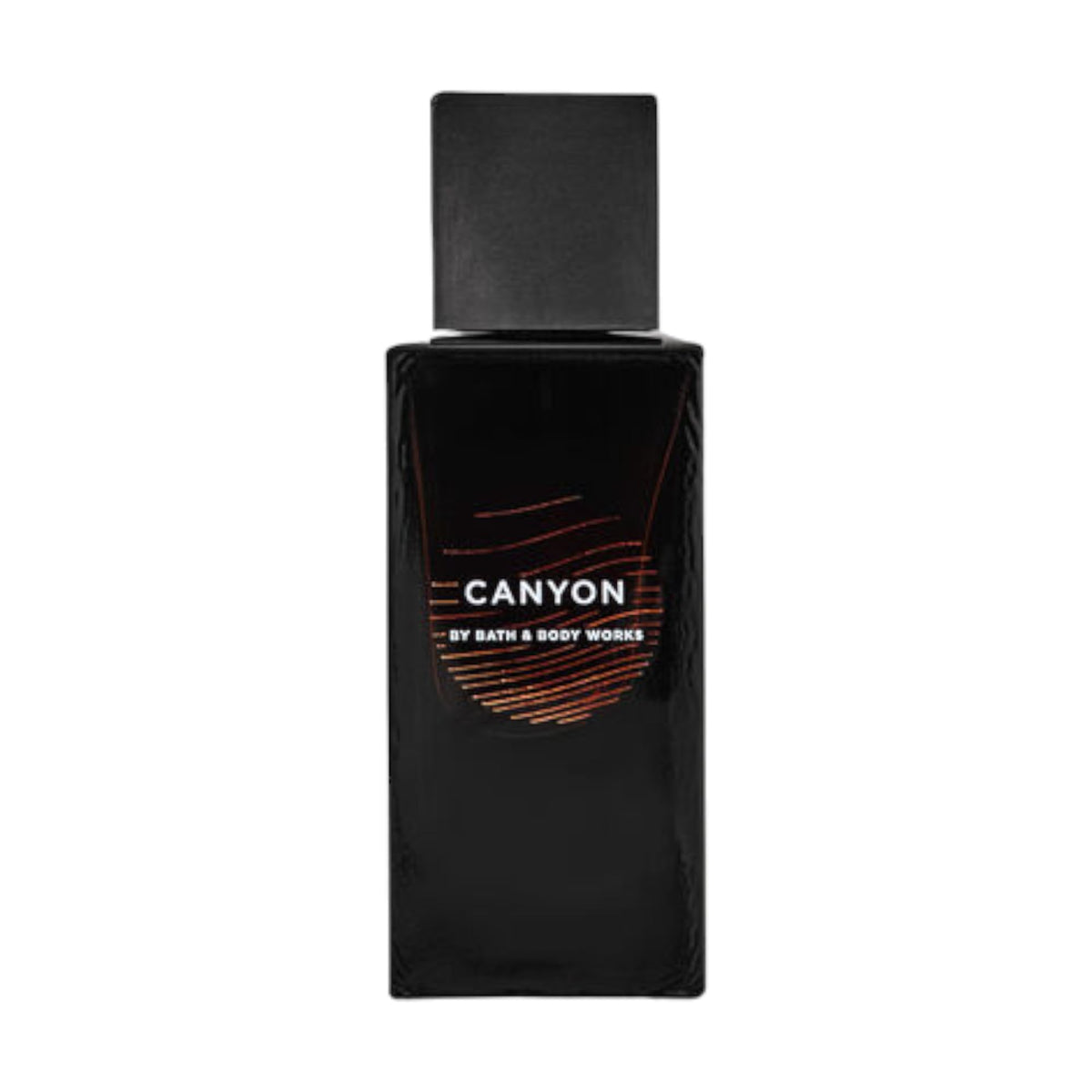 Bath and Body Works Canyon bottle front shows rugged packaging for confident daily wear.